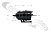 204454107764 SAF Brake Chamber Type 16"/24" Double Diaphragm Fitted To Disc Brake Axles