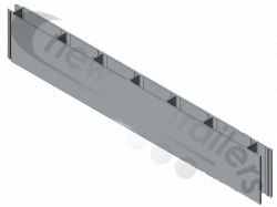 600mm Plank Panel Aluminium Side Panel Wall Profile Or Plank LG: 2100mm